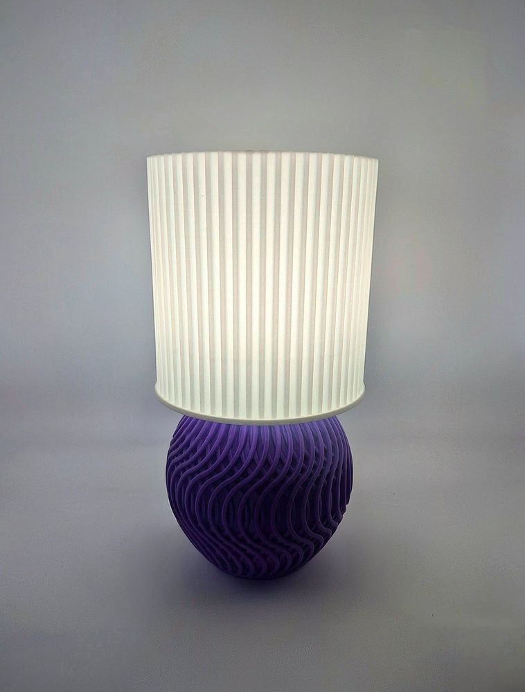 Two-tone Hikari lamp printed for The Enchanted Charm Collective