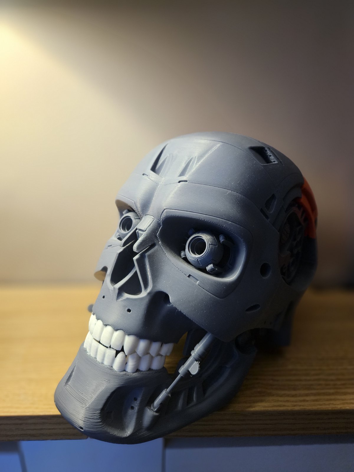 Terminator T-800 endoskull bust, 200 mm tall