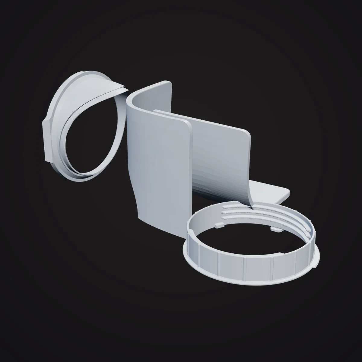 3D render of the Blyss A018I-12CH dual-hose conversion kit