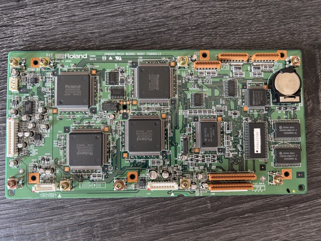 Roland JP-8000 main board before repair