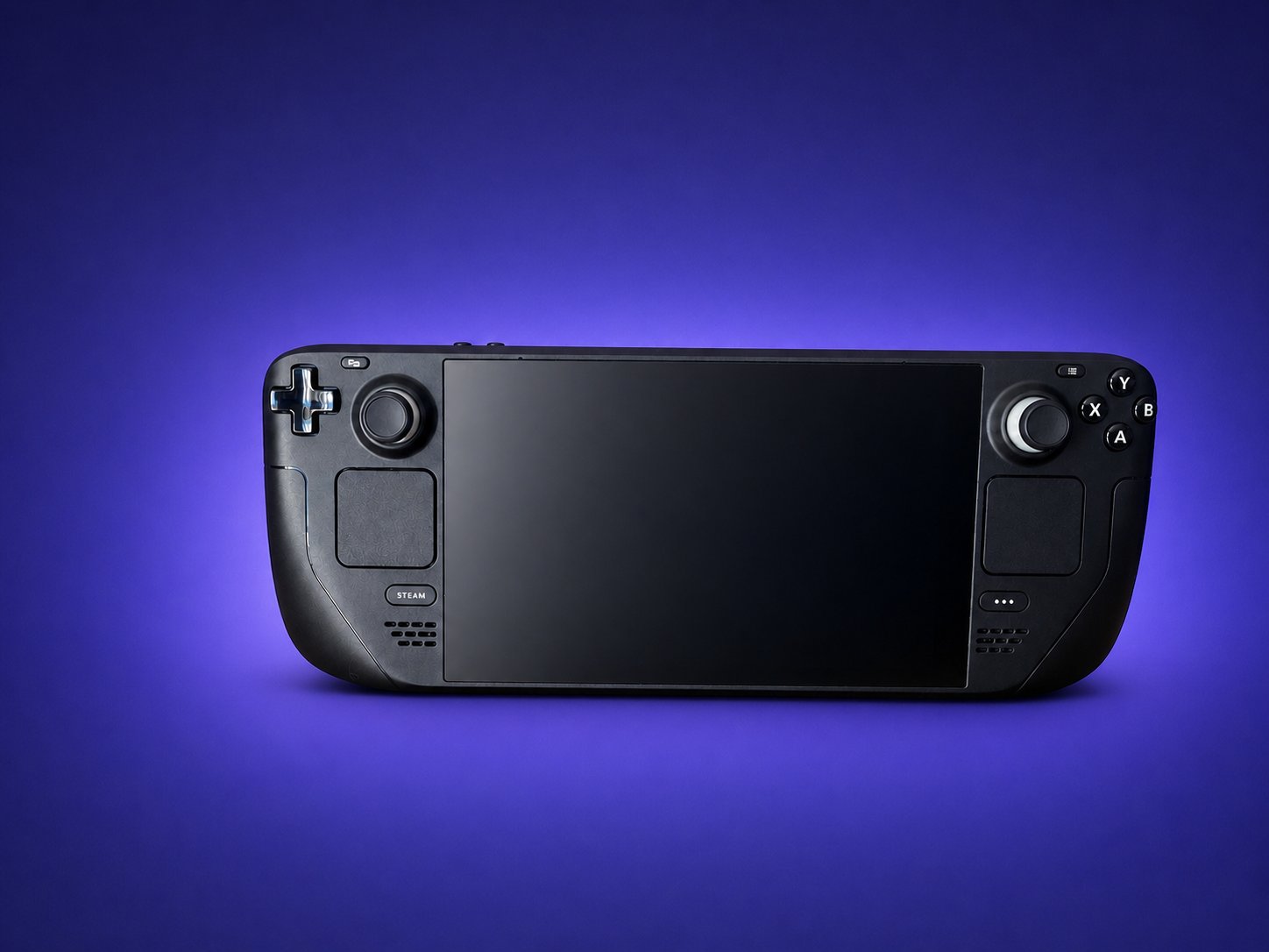 Valve Steam Deck handheld console on the workshop bench